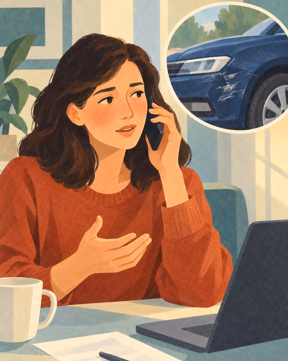 Illustration for Calling My Insurer